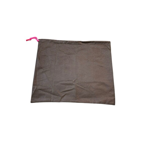 Kate Spade NY Brown Purse Dust Bag Cover Pink Drawstring Gold Logo 13.5”x11.5” - Picture 4 of 10